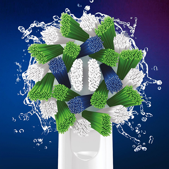 Oral-B CrossAction Wit Opzetborstels