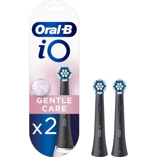 Oral-B IO Gentle Care Zwarte Opzetborstels .